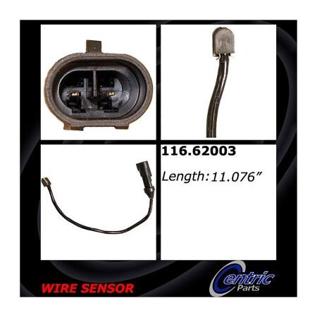Centric Brake Pad Sensor Wires, Parts 116.62003